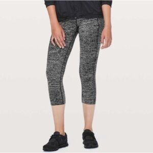 Lululemon Athletica Fast and Free Crop 19” Nulux Leggings Size 6